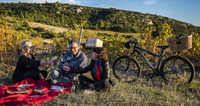 Gourmet treats after cycling around Tautavel ©Laurent_Pierson/FTTPO
