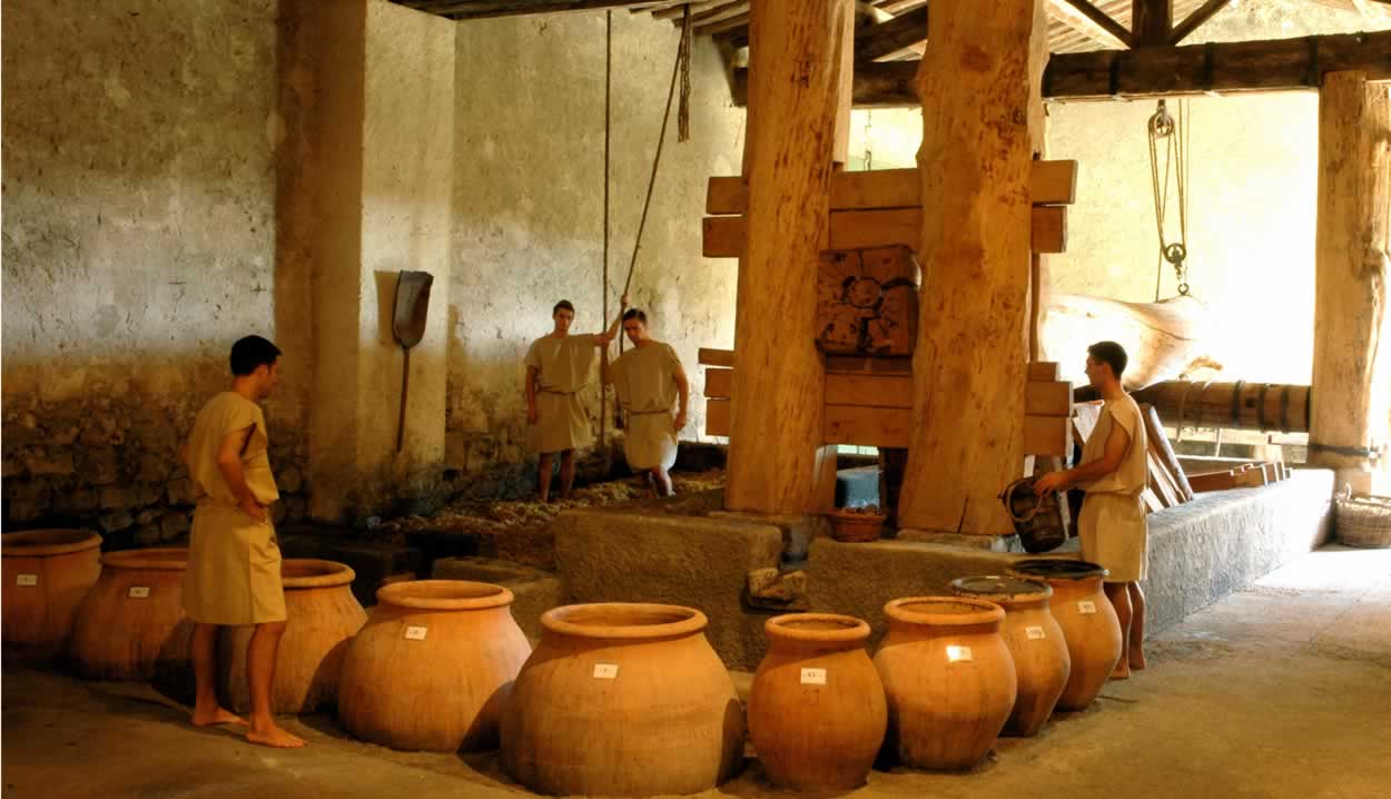 Mas des Tourelles – Roman wine cellar ©Domaine Le Mas des Tourelles